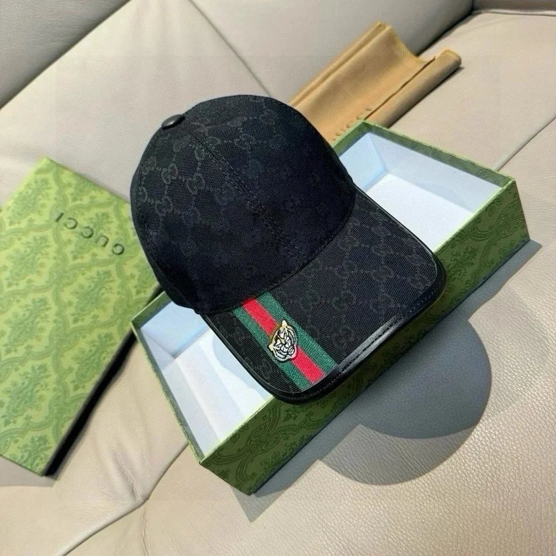 Gucci Hats GG Monogram Baseball Cap — 20