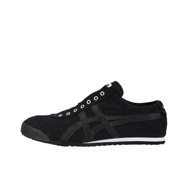 Onitsuka Tiger Sneakers Mexico 66 low-top lace-up — D3K0Q 9090 Coal black