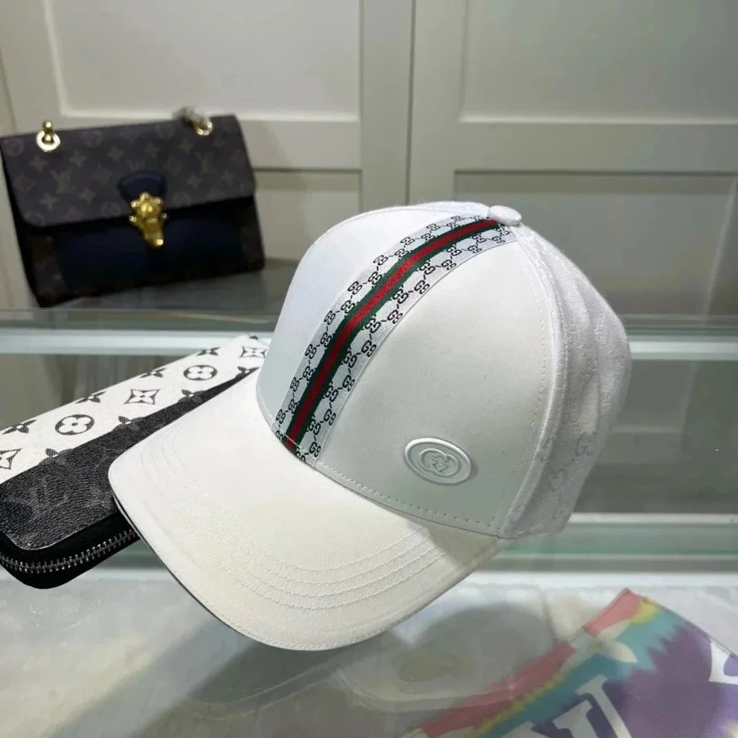 Gucci Hats GG Monogram Baseball Cap — 32