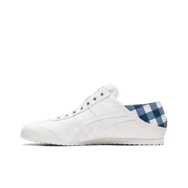 Onitsuka Tiger Sneakers Mexico 66 low-top lace-up — 1183 A 437102 Blue and white
