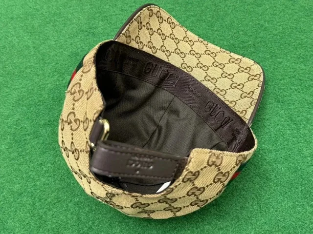 Gucci Hats Logo-print baseball cap product detail image 8