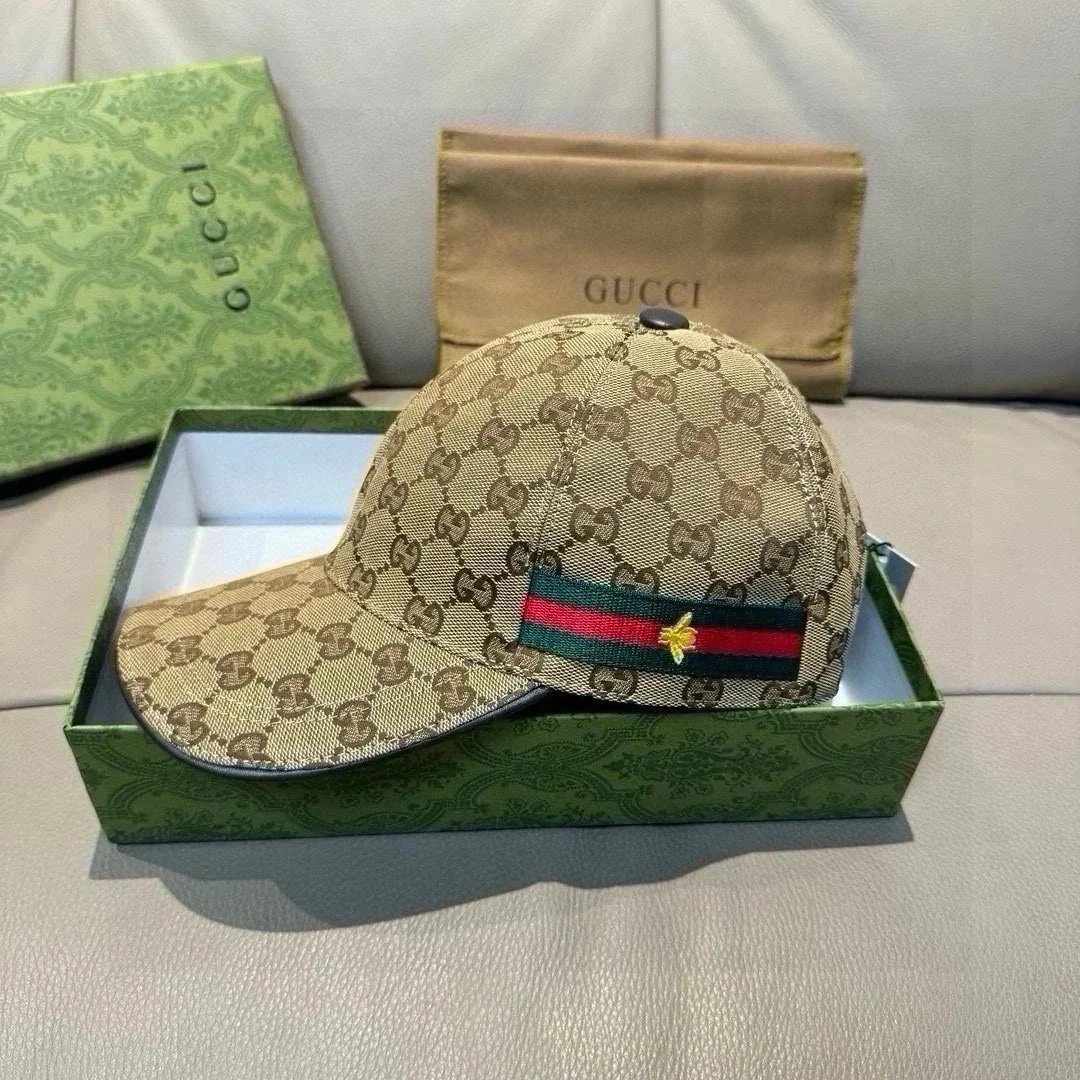 Gucci Hats Logo-print baseball cap — 8
