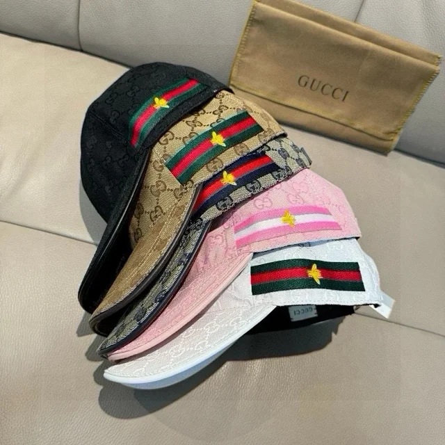 Gucci Hats Logo-print baseball cap product detail image 46