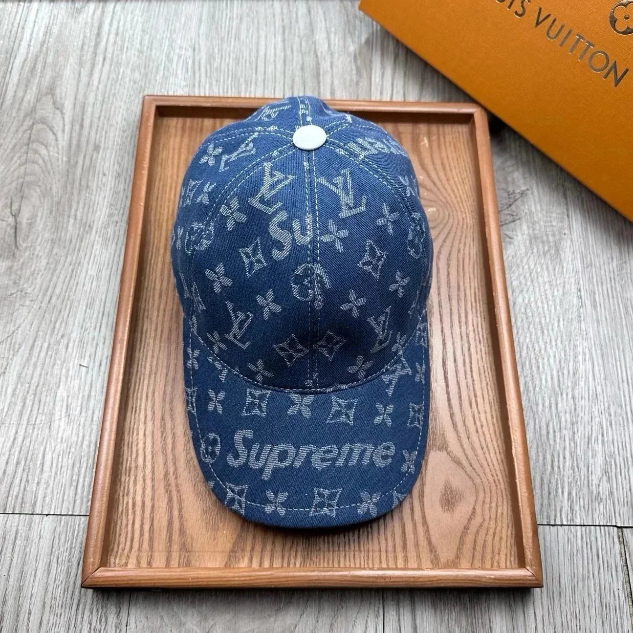 Supreme Hats Distressed Wash Baseball Cap — 13