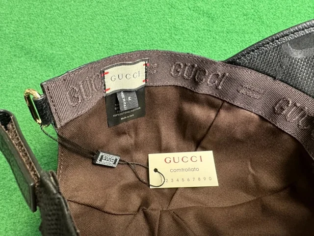Gucci Hats Logo-print baseball cap product detail image 15