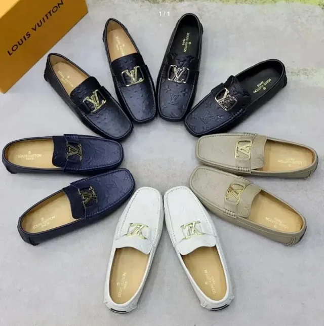 Louis Vuitton Leather Shoes Driving Loafers product detail image 1