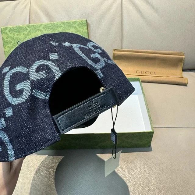 Gucci Hats Logo-print baseball cap product detail image 43