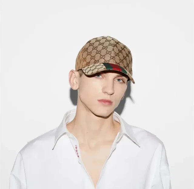 Gucci Hats Logo-print baseball cap product detail image 50