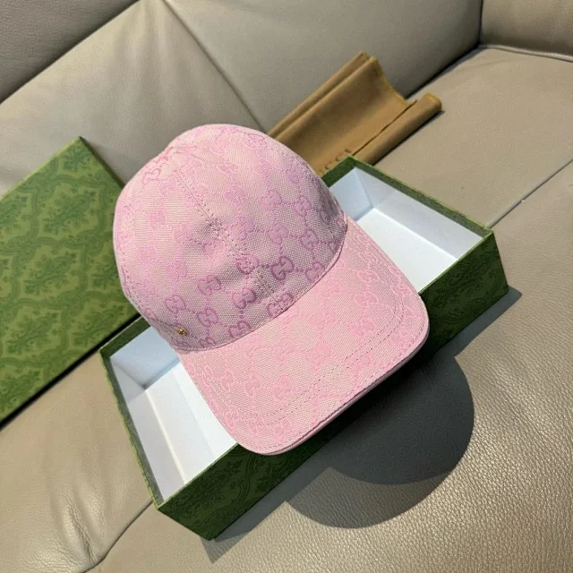 Gucci Hats Logo-print baseball cap product detail image 54