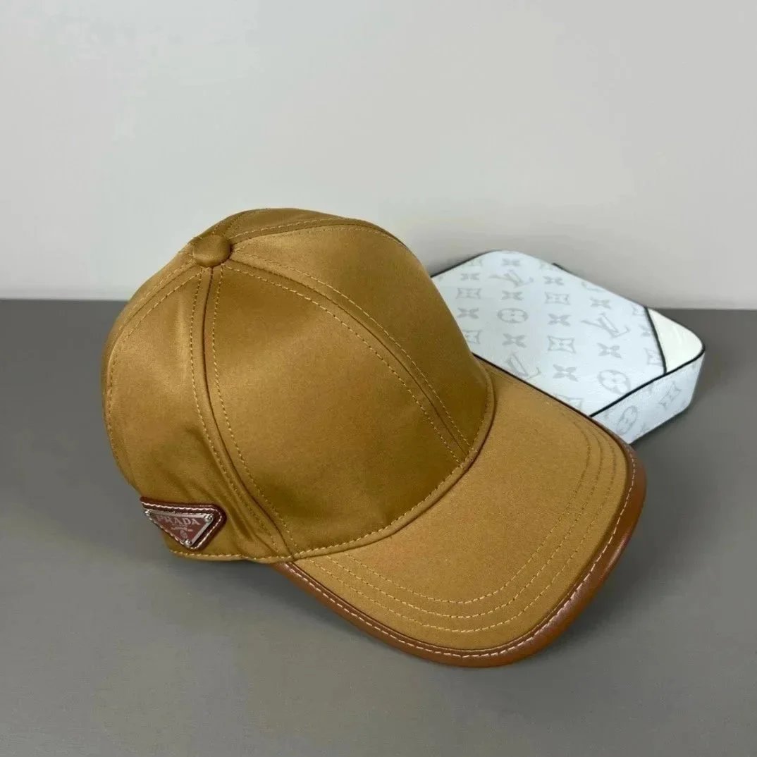 Prada Hats Triangle Plaque Baseball Cap — 9
