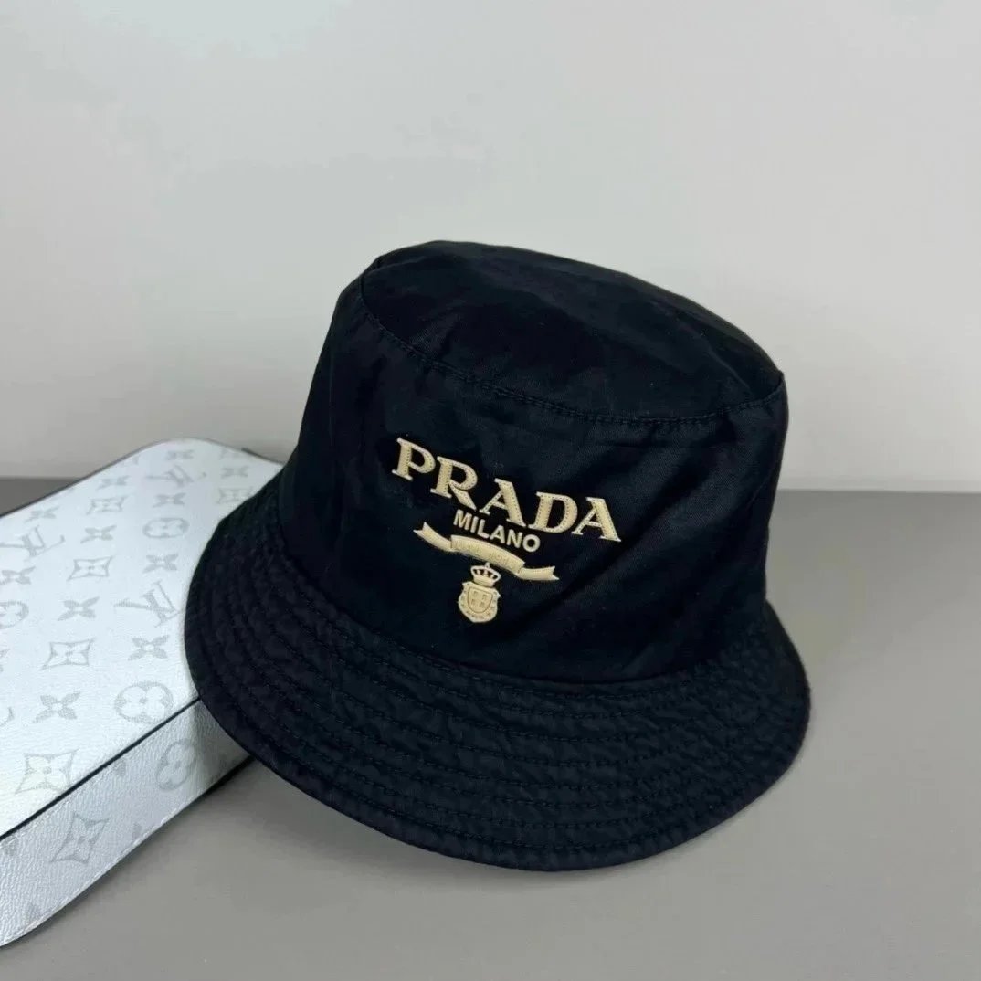 Prada Hats Triangle Plaque Baseball Cap — 30