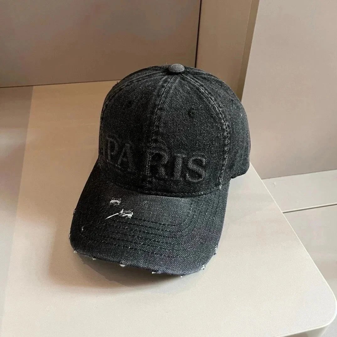 Prada Hats Triangle Plaque Baseball Cap — 37