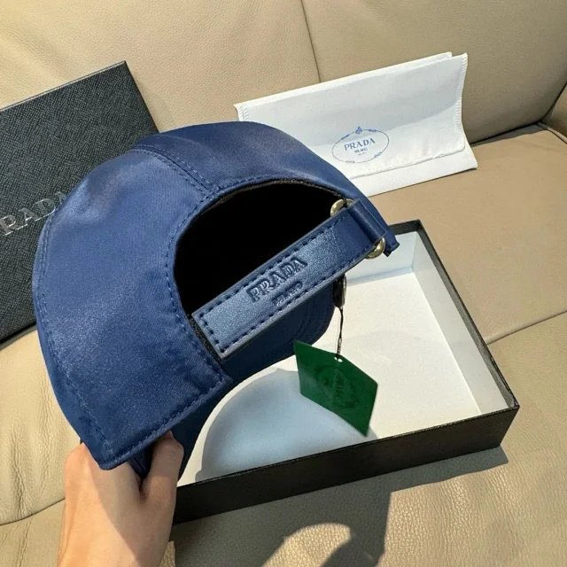 Prada Hats Triangle Plaque Baseball Cap product detail image 50