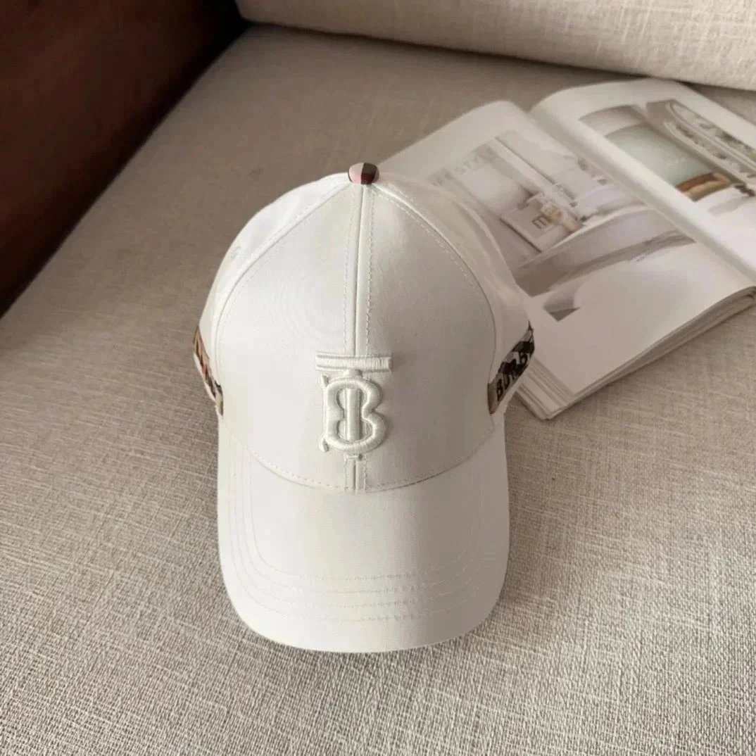Burberry Hats Check Pattern Baseball Cap — 7