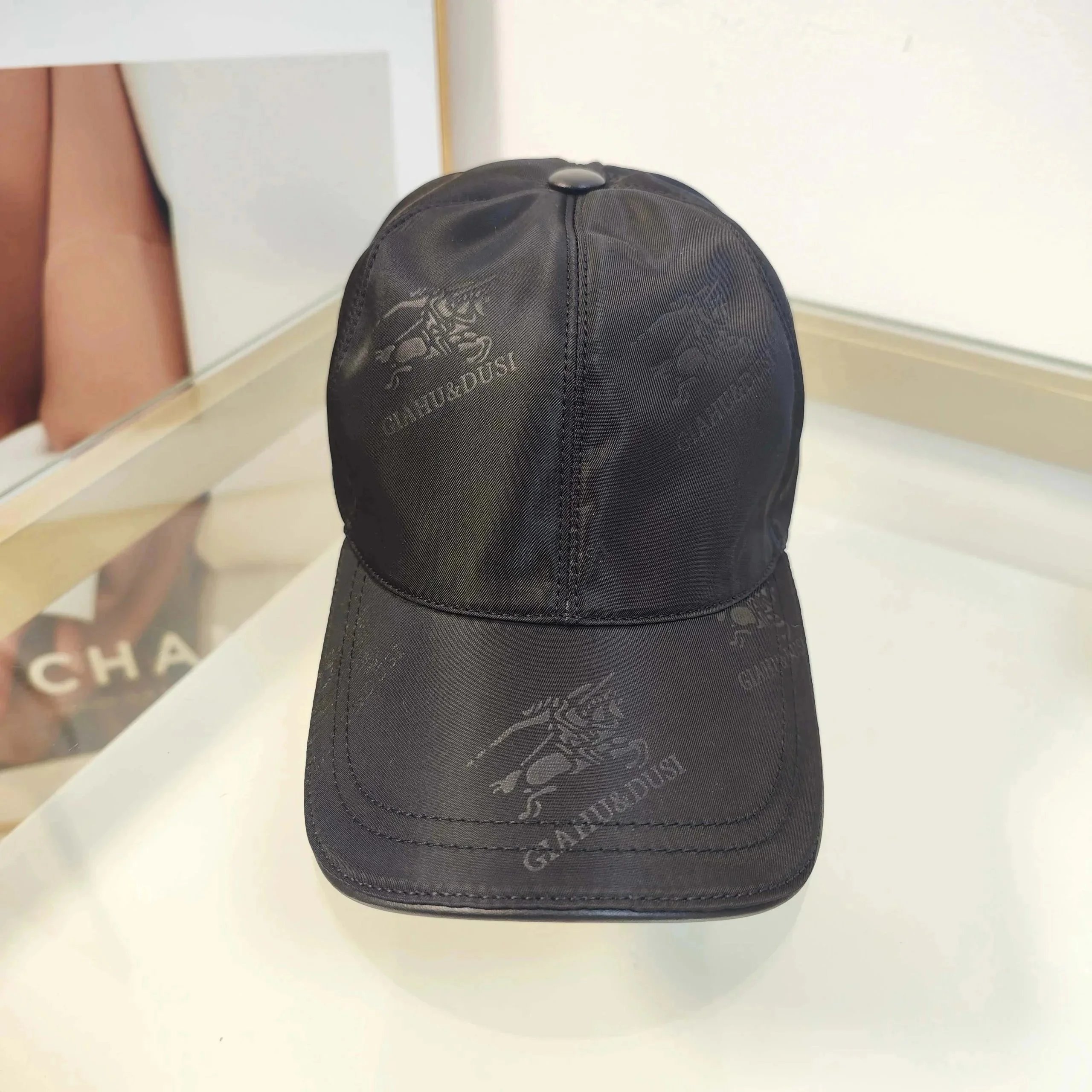 Burberry Hats Check Pattern Baseball Cap — 33
