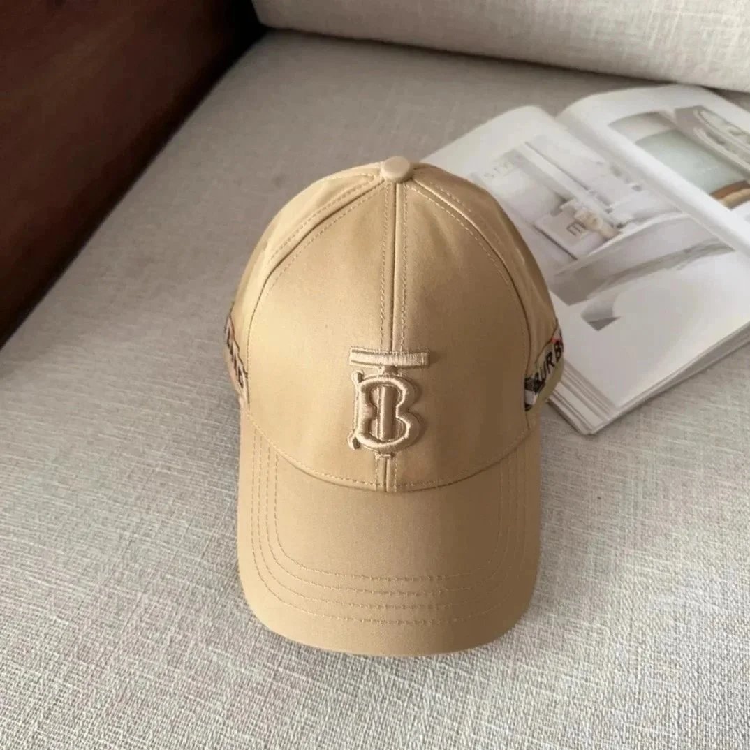 Burberry Hats Check Pattern Baseball Cap — 8