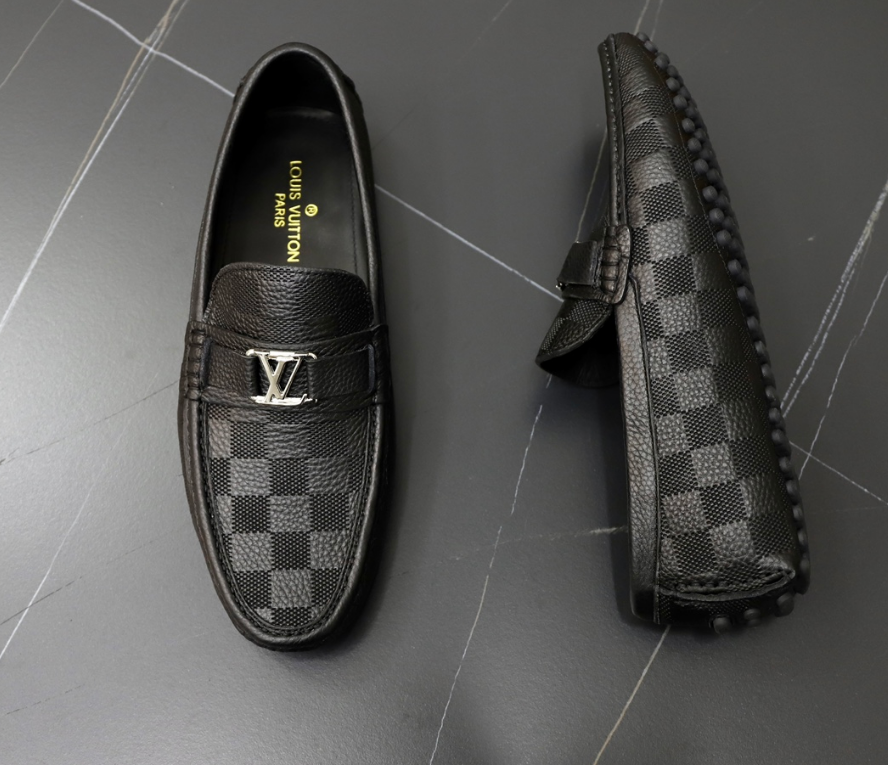 Louis Vuitton Leather Shoes Driving Loafers — 15