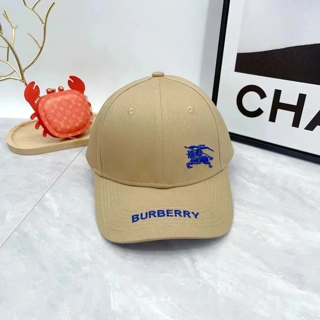 Burberry Hats Check Pattern Baseball Cap — 24