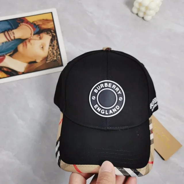 Burberry Hats Check Pattern Baseball Cap product detail image 22