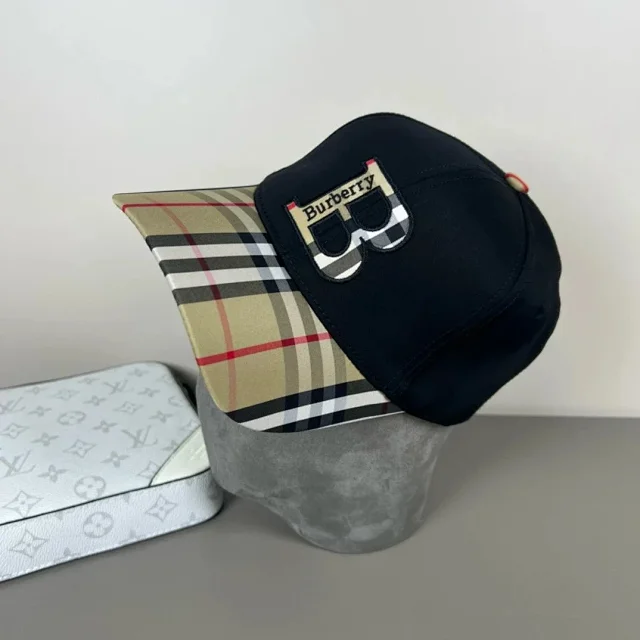 Burberry Hats Check Pattern Baseball Cap product detail image 30