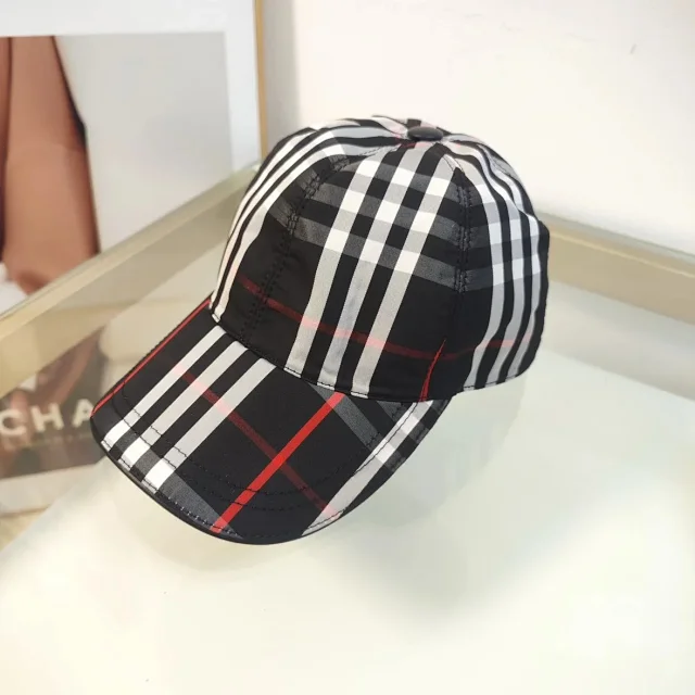 Burberry Hats Check Pattern Baseball Cap product detail image 61