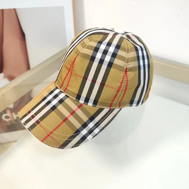 Burberry Hats Check Pattern Baseball Cap product detail image 67