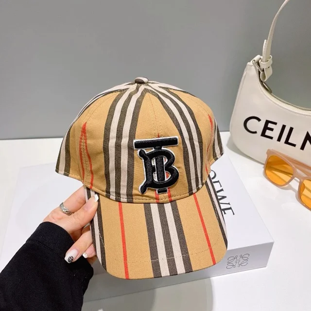 Burberry Hats Check Pattern Baseball Cap product detail image 74