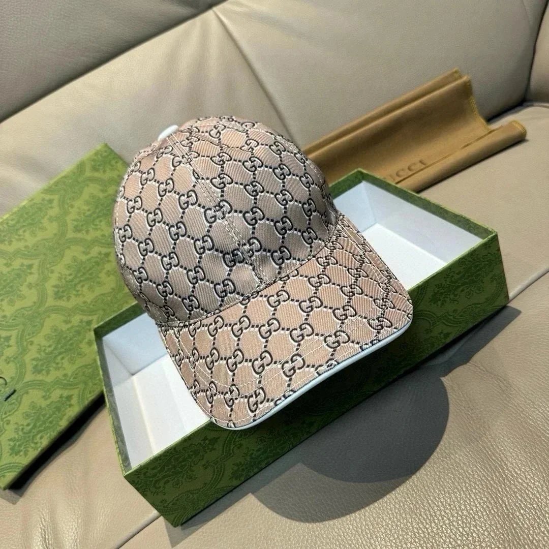 Gucci Hats GG Monogram Baseball Caps — 38