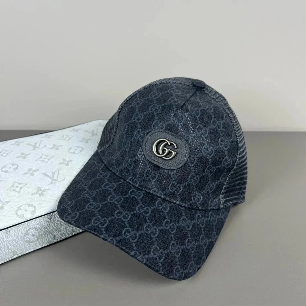 Gucci Hats GG Monogram Baseball Caps — 24