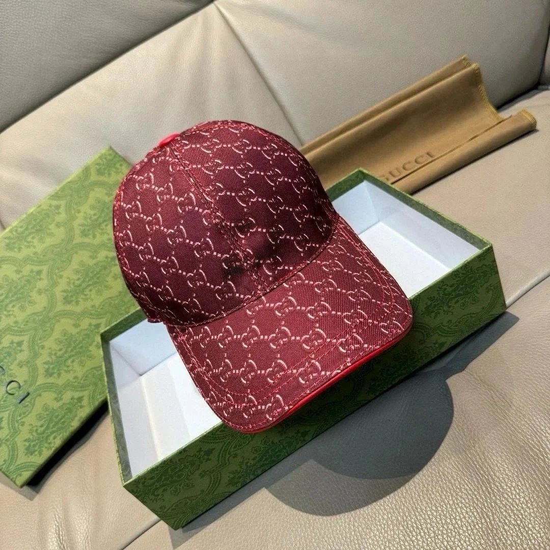 Gucci Hats GG Monogram Baseball Caps — 39