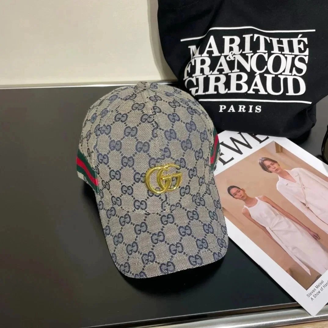 Gucci Hats GG Monogram Baseball Cap — 21