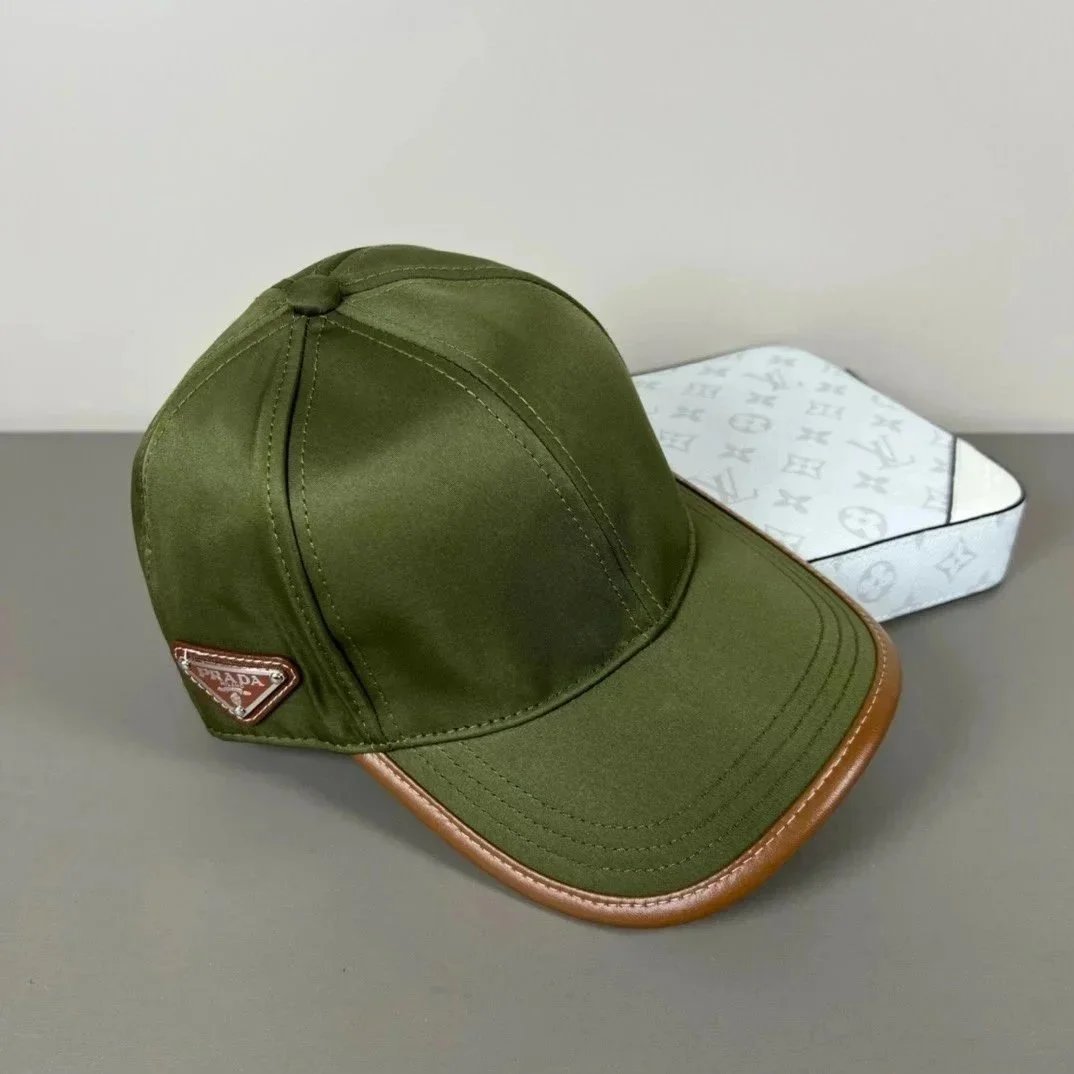 Prada Hats Triangle Plaque Baseball Cap — 8