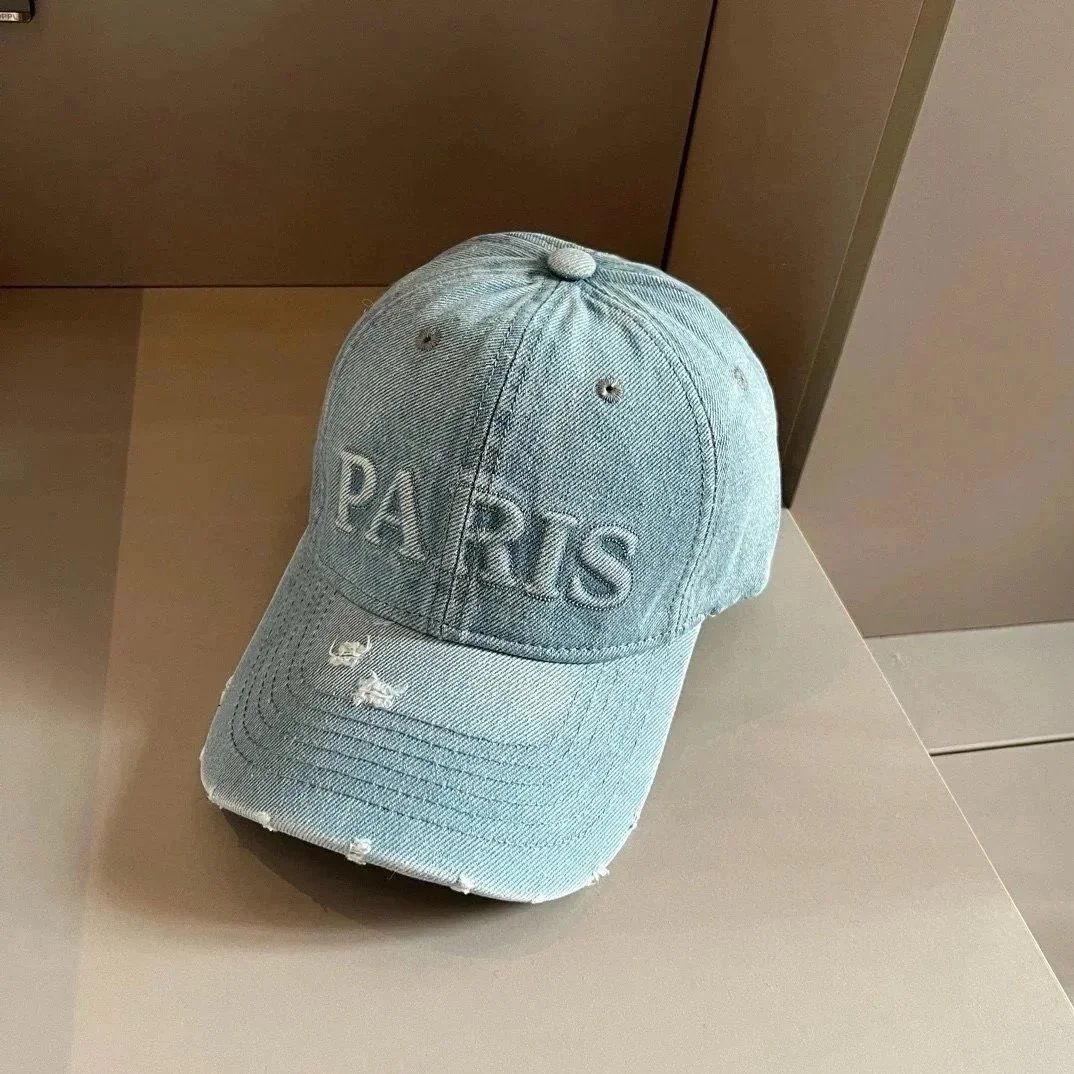 Prada Hats Triangle Plaque Baseball Cap — 36