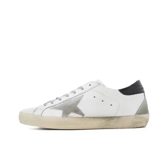 Golden Goose Ball Star and Super-Star — star silver black