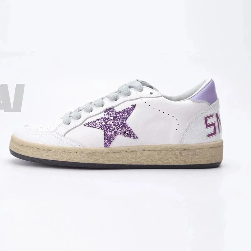 Golden Goose Ball Star and Super-Star — ball white purple