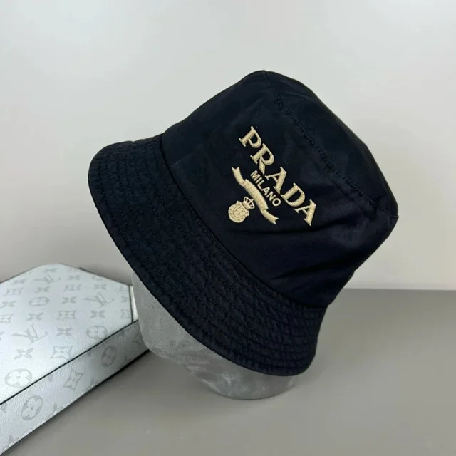 Prada Hats Triangle Plaque Baseball Cap product detail image 62