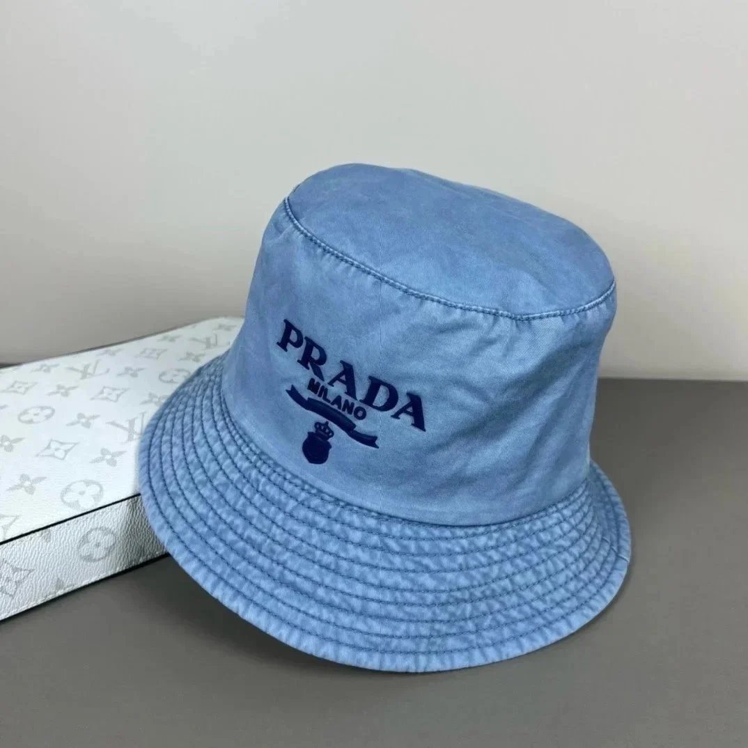 Prada Hats Triangle Plaque Baseball Cap — 27