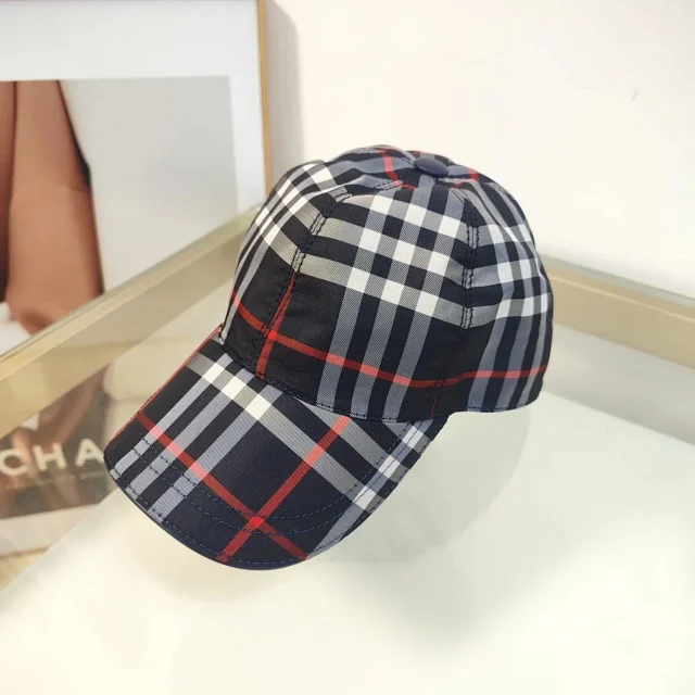 Burberry Hats Check Pattern Baseball Cap product detail image 59