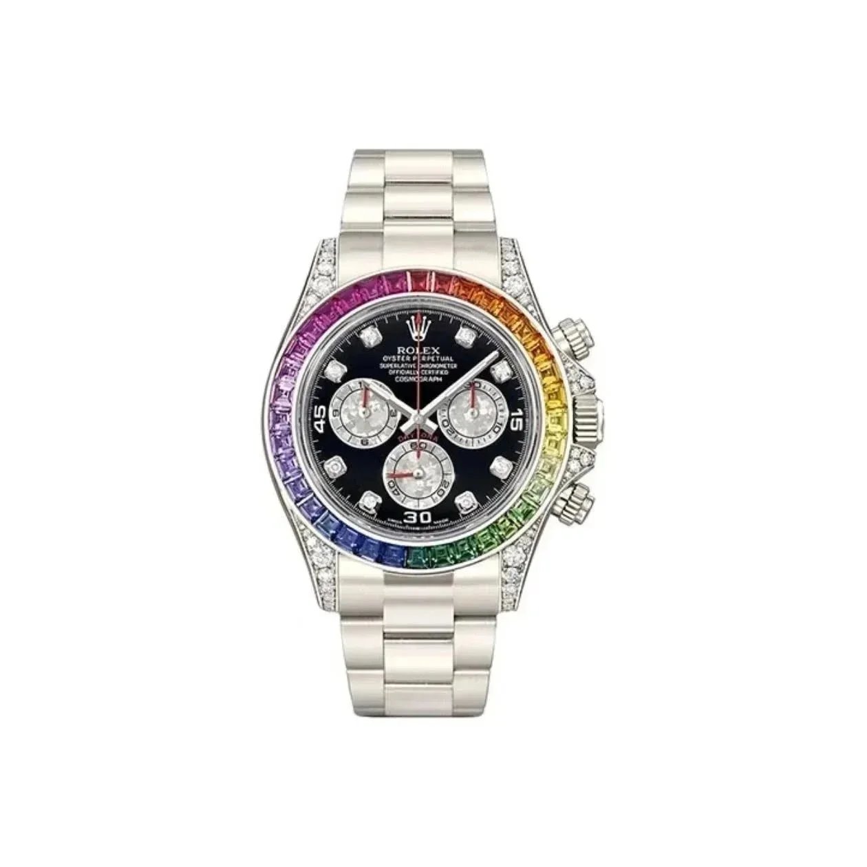 Rolex Multiple watch models — Rainbow Dee (Silver)