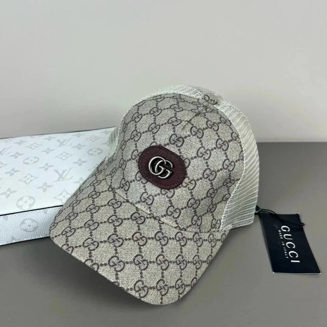 Gucci Hats GG Monogram Baseball Caps — 22