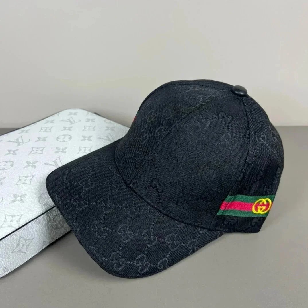 Gucci Hats GG Monogram Baseball Caps — 30