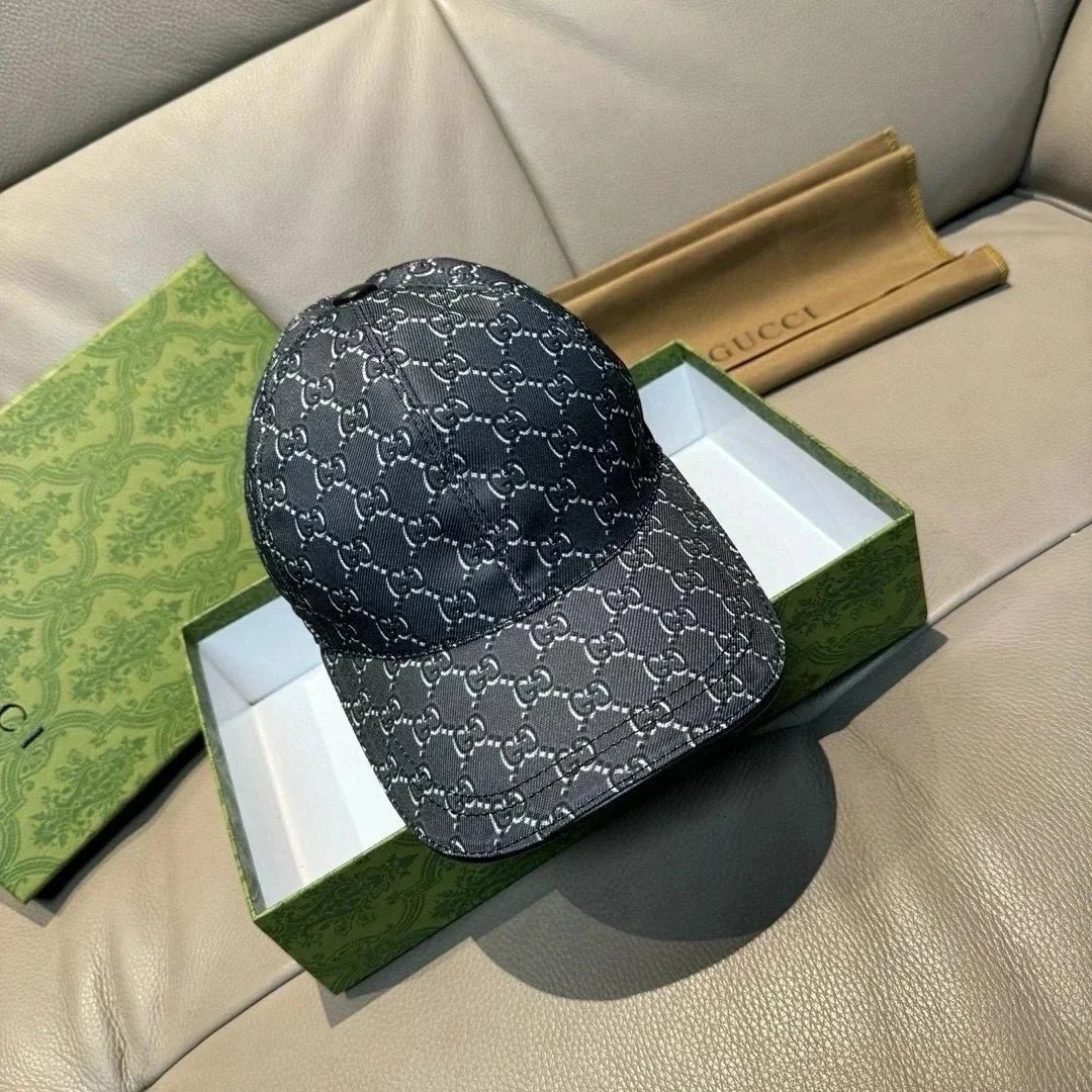 Gucci Hats GG Monogram Baseball Caps — 37