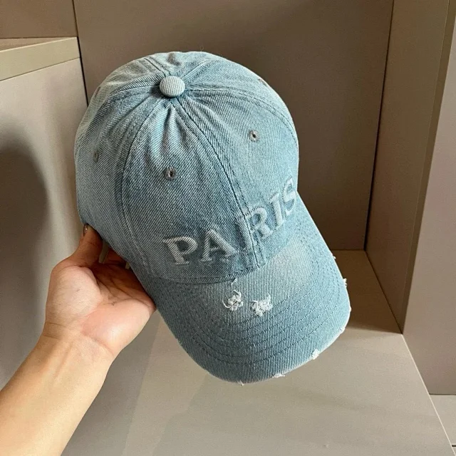 Prada Hats Triangle Plaque Baseball Cap product detail image 69