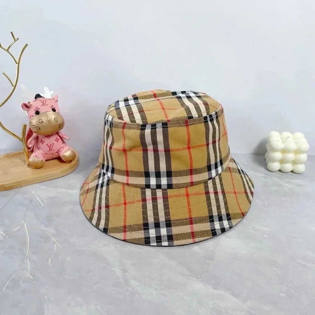 Burberry Hats Check Pattern Baseball Cap — 28
