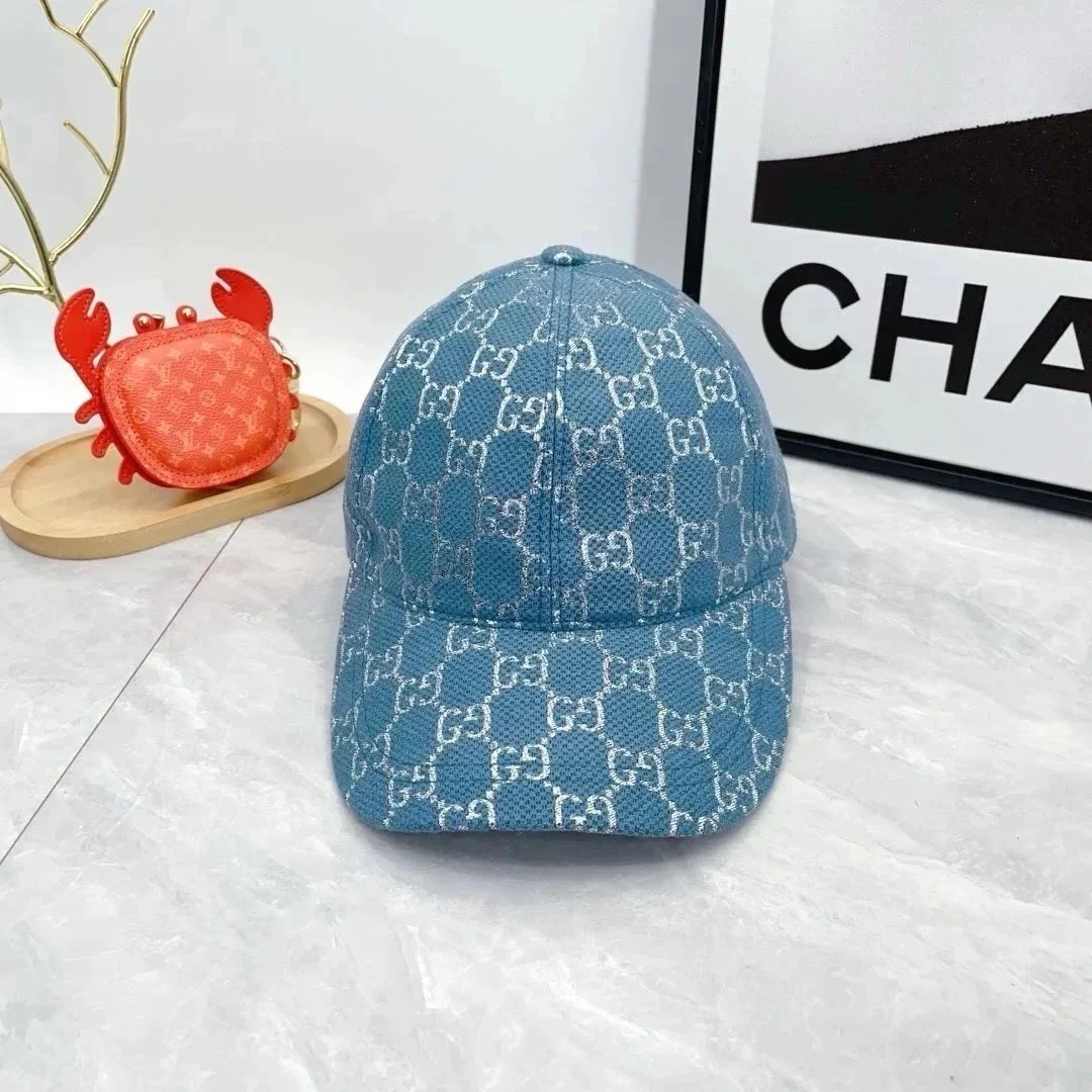 Gucci Hats GG Monogram Baseball Cap — 8