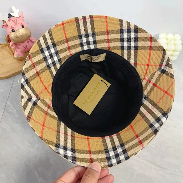 Burberry Hats Check Pattern Baseball Cap product detail image 58