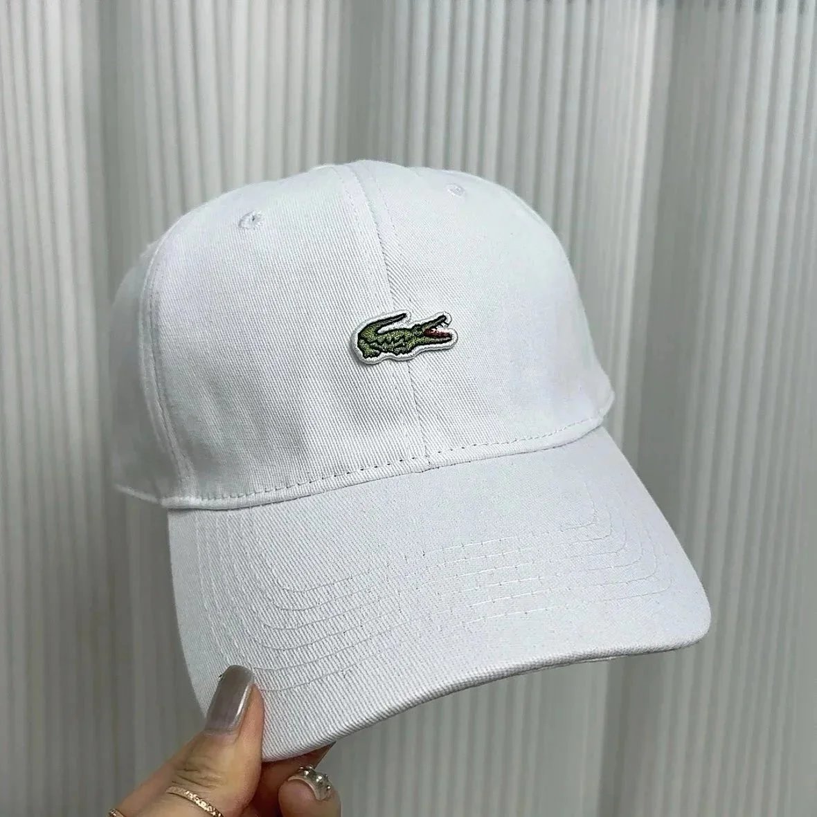 Lacoste Hats Crocodile Logo Baseball Cap — 16