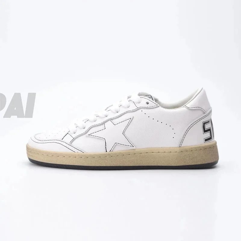Golden Goose Ball Star and Super-Star — ball white suture