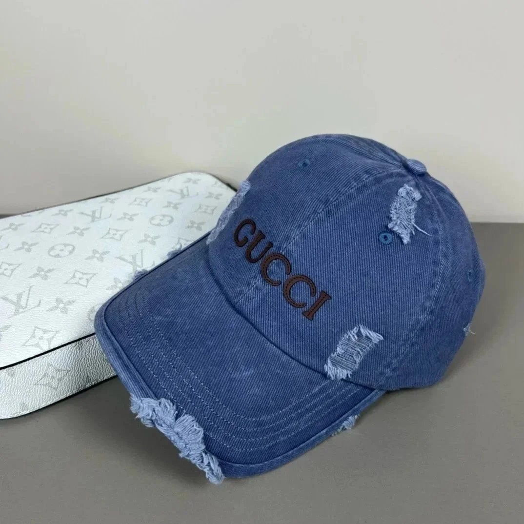 Gucci Hats GG Monogram Baseball Caps — 21