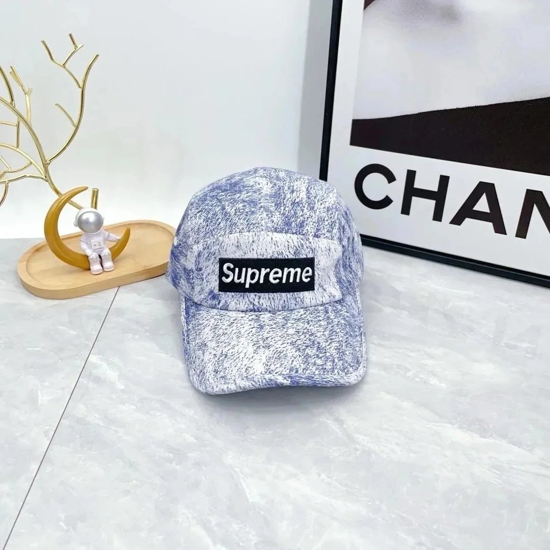 Supreme Hats Distressed Wash Baseball Cap — 2